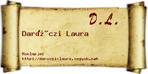 Daróczi Laura névjegykártya